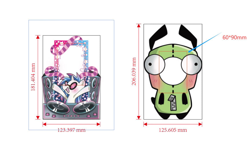 scene kid photocard holders!
