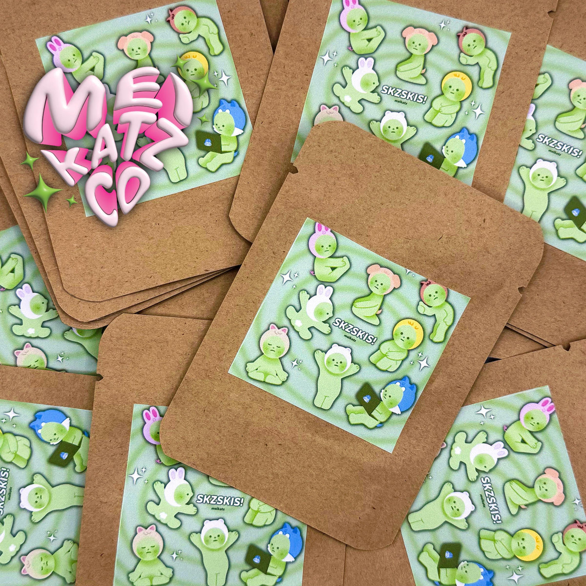 skzskis blind box diecut stickers!
