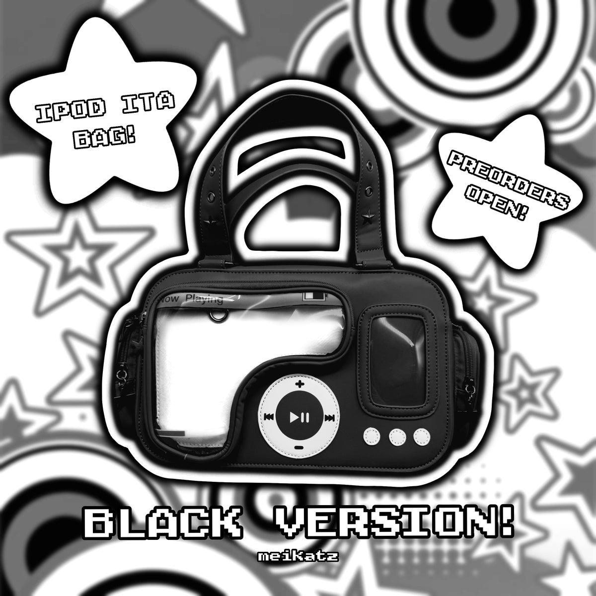 [PREORDER] ipod ita bag! (black version)