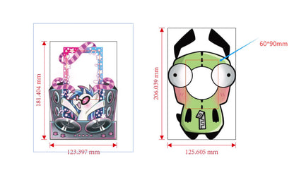 scene kid photocard holders!