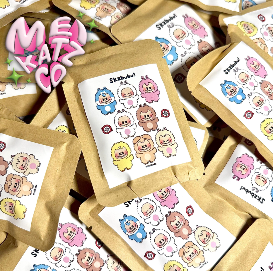 skzbubu blind box keychains!