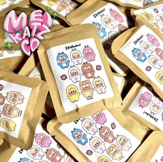skzbubu blind box keychains!