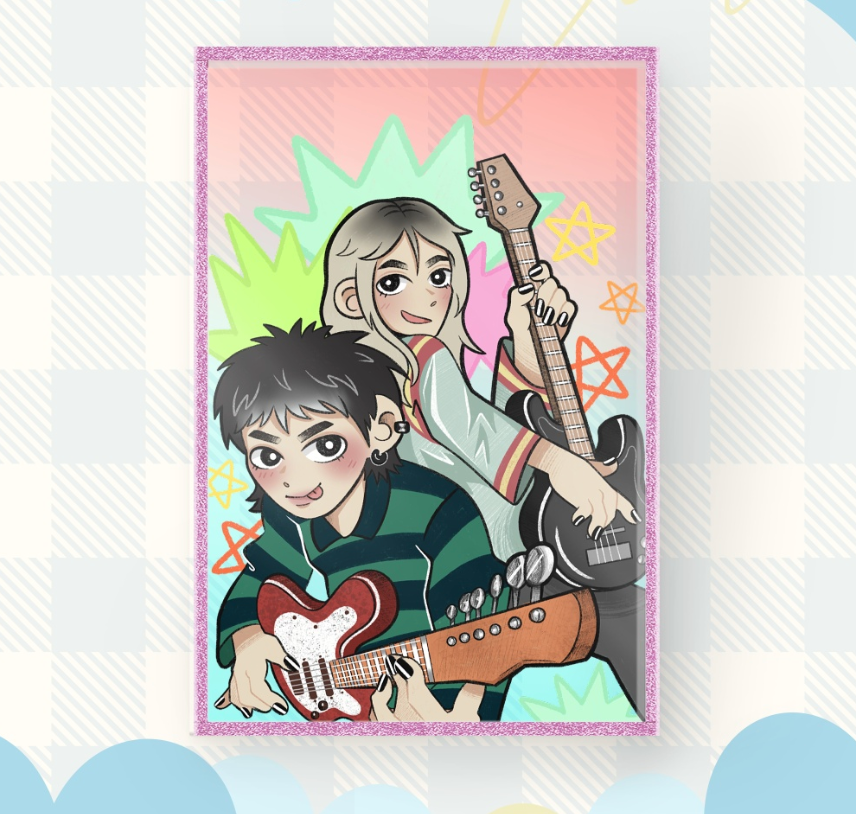 gaon & jooyeon holo acrylic print!