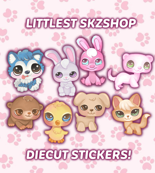 littlest skzshop diecut stickers!
