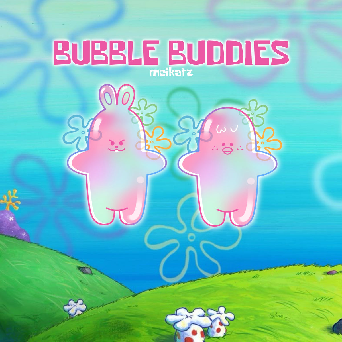 bubble buddies bff keychains!