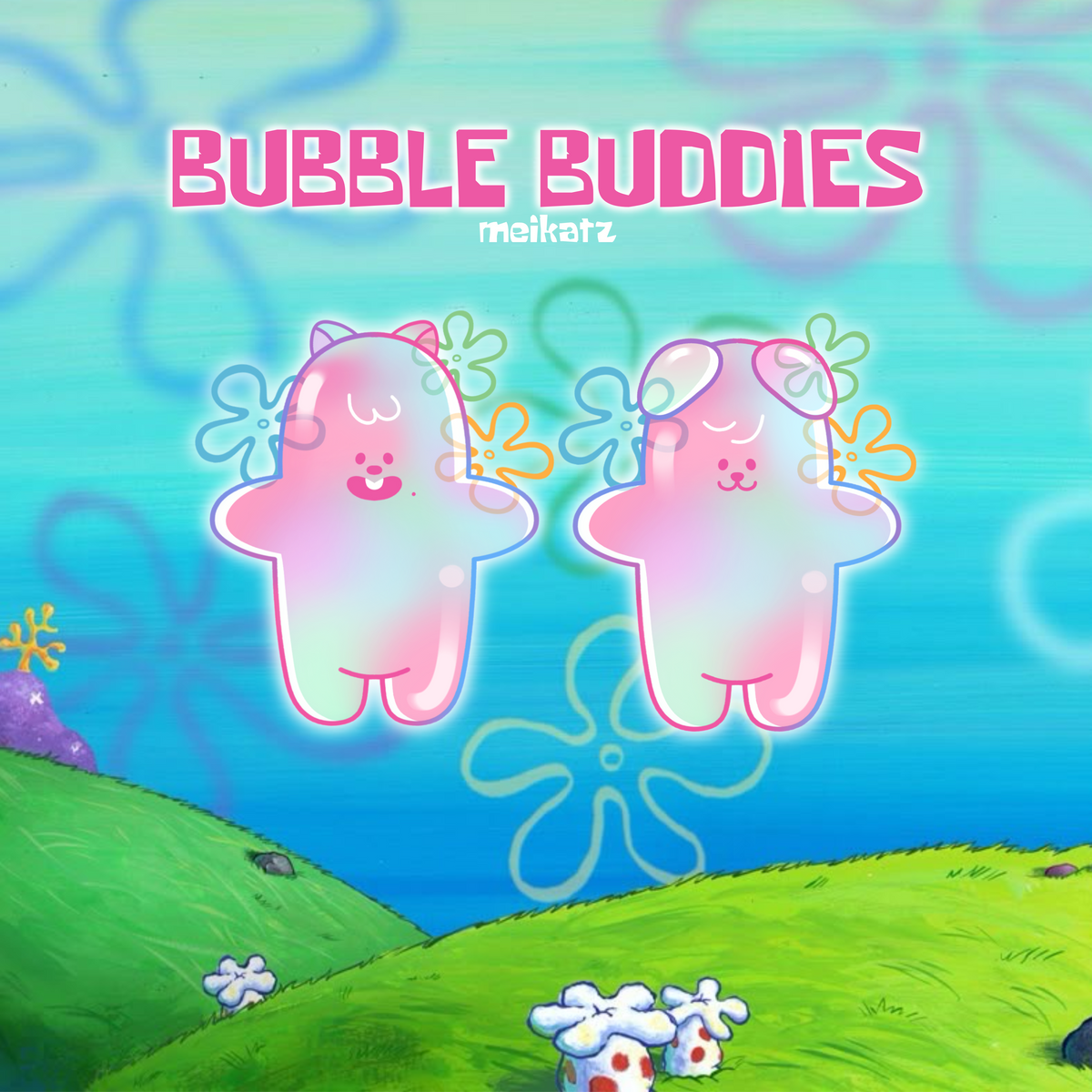 bubble buddies bff keychains!