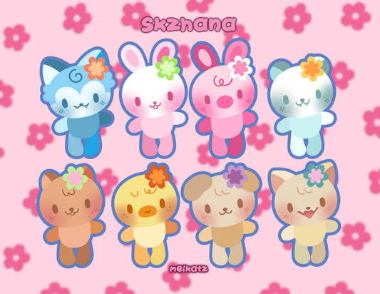 skzhana diecut stickers!