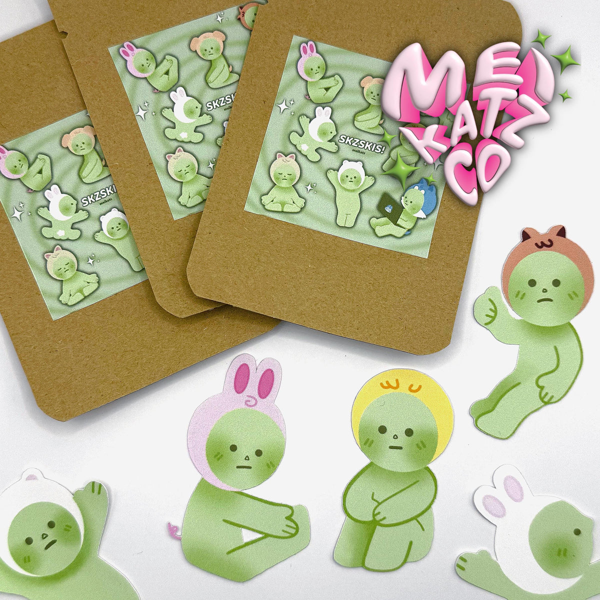 skzskis blind box diecut stickers!