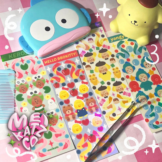 skzrio deco sticker sheets!