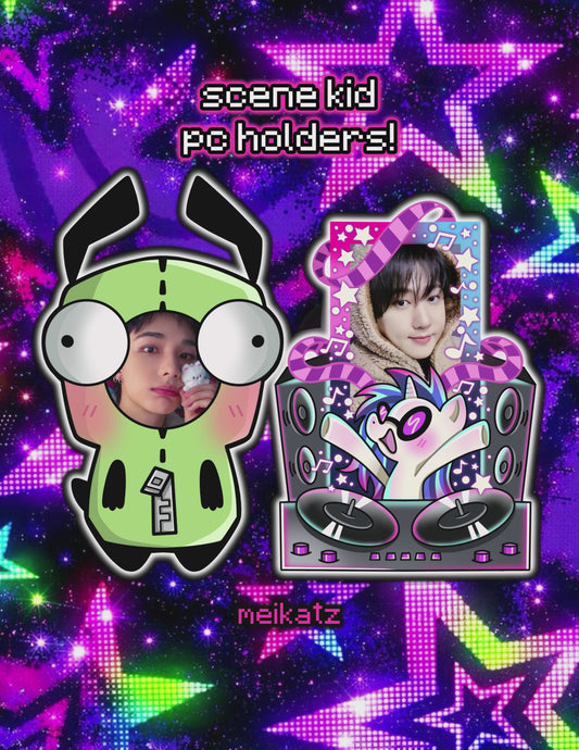 scene kid photocard holders!